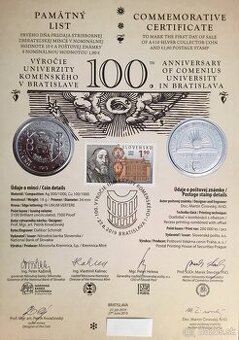 2019/10€ - Univerzita Komenského v Bratislave - PL