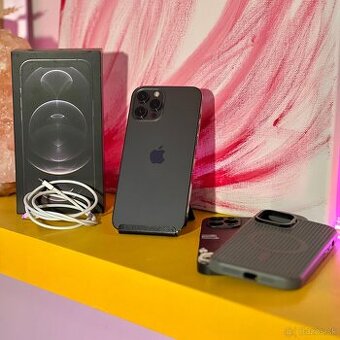 iPhone 12 Pro Max 256GB Graphite – TOP stav, Nová batéria