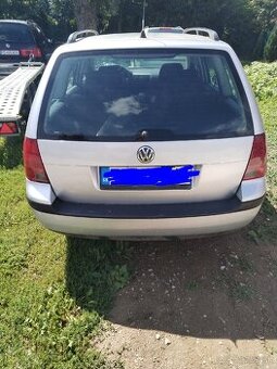 Predám na súčiastky Golf 4 kombi 1.4 benzín 55 kW 16 ventil
