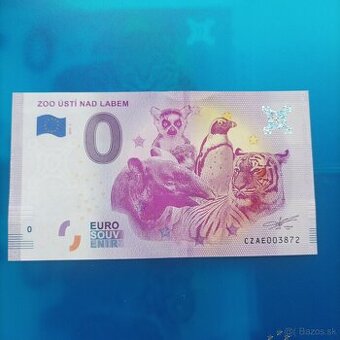 0 euro souvenír Zoo Ústí nad Labem