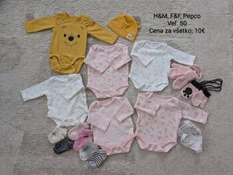 Oblečenie pre dievčatko veľ. 50