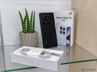 Redmi Note 14 Pro+ 12GB/512GB Black | ZÁNOVNÝ
