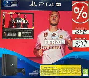 Play station PS4 Pro (FIFA 20 Emirates),bonus hry