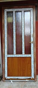 Predám terasové dvere K+K rozeta š 970 x v2120 dub.kôra sklo - 1