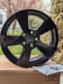Hliníkové disky R15 HADAR čierna metalíza