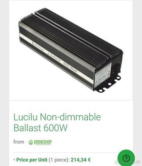 elektronické predradniky rôzne , nové v krabici