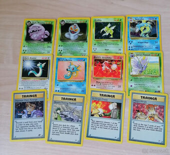 Vintage pokémon TCG karty