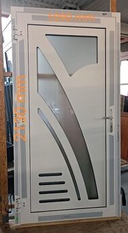 Na predaj nové hliníkové vchodové dvere Š: 1090 mm, V: 2130