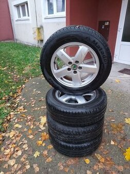 Predám Hliníkové Disky Org Škoda 5x100 R15 TOP