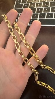 🥇102g Zlata retiazka - pánska - 62.5 cm. 585 - 14karat