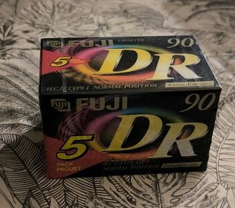 MC kazety Fuji dr 90 5 pack