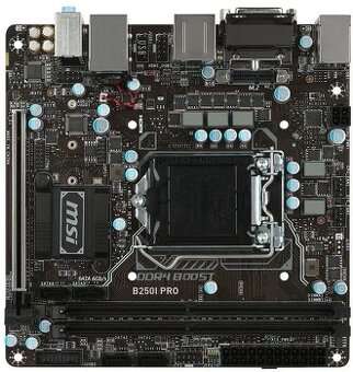 zakladna doska MSI B250I PRO LGA 1151 ITX + procesor I7-6700