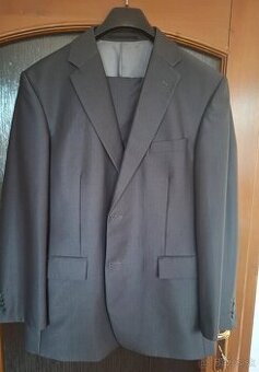 Pánsky oblek veľ.56, raz oblečený- slovenská výroba