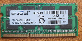 SO DIMM DDR3 4GB (do notebooku)