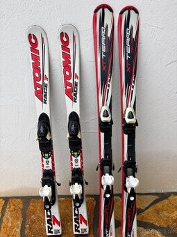 Detské lyže s viazanim