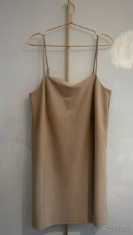 Béžové/nude šaty H&M