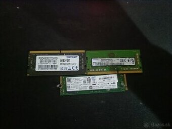 2 ddr4 rám 8gb do nootebooku+ SSD 500gb
