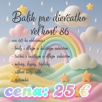 Balík oblečenia č. 86