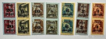 Maďarské poštové známky séria 1945 c.3 za 10eur