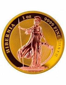 Investicne striebro mince minca Hibernia 100 ks svet