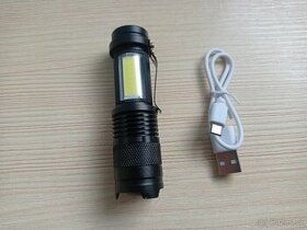 Mini nabíjacia LED baterka / svietidlo - 1
