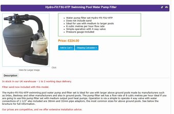 Filtracia Hydro-Fit FSU-8TP s filtracnym sklom