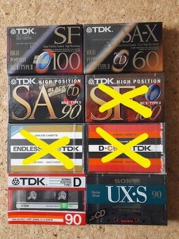 Audiokazety TDK ,SONY