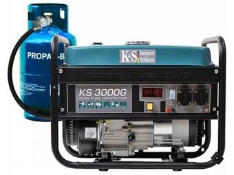 Könner & Söhnen LPG/benzínová elektrocentrála KS 3000 G
