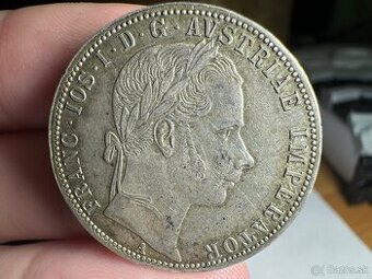 1 florin 1861 Franc Jozef