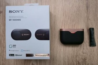 Predam bluetooth sluchadla SONY WF 1000XM3 - 1