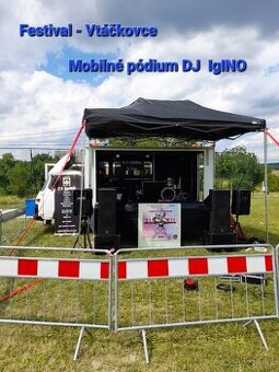 DJ- Ozvučenie Mobilné pódium a na svadbu
