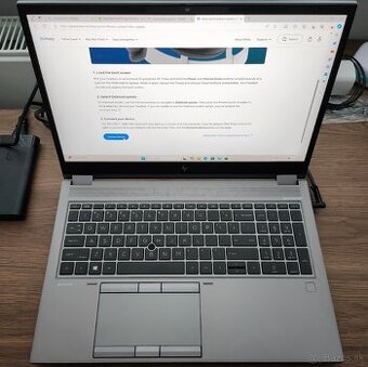 Predám: HP ZBook Fury G8 XEON / RTX A4000 / 4K UHD