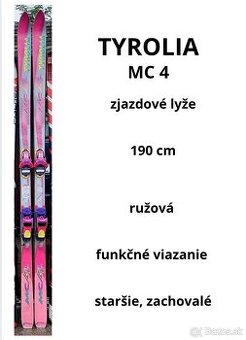 predám lyže Tyrolia MC 4