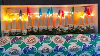 Vianočné svetielka retro