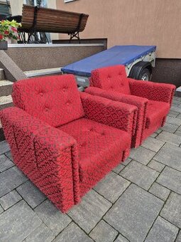 Retro kresla 2 ks