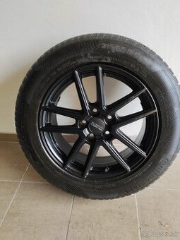 Zimný komplet hliníkové disky + pneu 17", Continental, Anzi