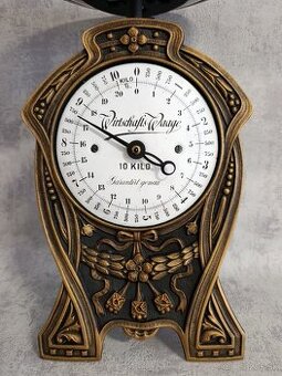 Velmi pěkné jednomiskové litinové 10kg váhy Deutsches Reich