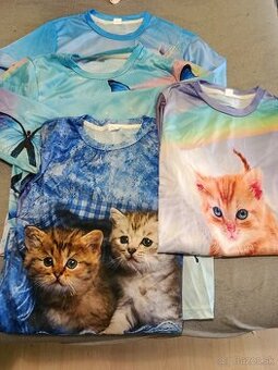 Krásne nové tenké trička veľ. cca 4-5 rokov
