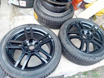 5x100 r17 Cupra R Ronal nove zimne Continental