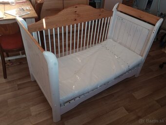 Predám masívnu detskú postieľku 140 x 70 cm