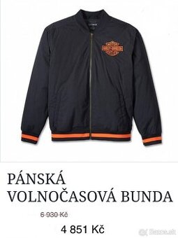 Predám letnú bundu HARLEY DAVIDSON