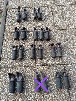 Stupačky spolujezdce - Jawa pérák / kývačka / ČZ