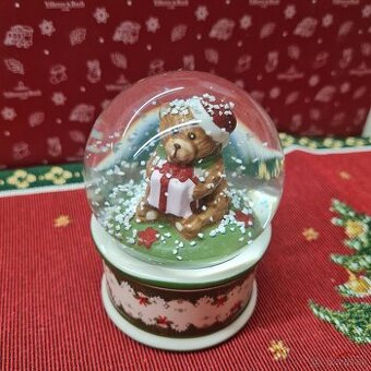 Christmas Toys snehová guľa s medvedíkom, 9 cm Villeroy