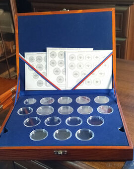 Kazeta na pamätné strieborné mince SR – 1993 - 2008