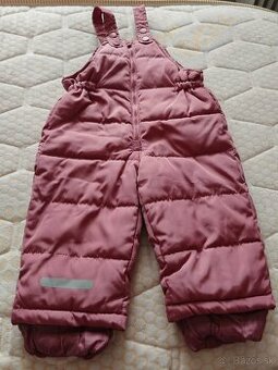 Detske nohavice - oteplovaky na zips a klipsne