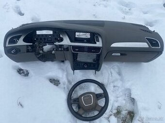 Sada airbagov + palubovka audi A4 B8 B8,5 8k šedá