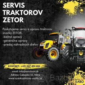 Servis traktorov ZETOR
