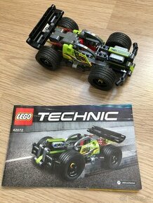 Lego technic 42072 zeleny pretekar