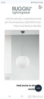 Svietidlo od Ruggiu Lightingwear