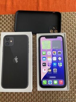 Iphone 11,cierny,batéria 87%,128GB
